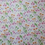 LINO CON ALGODON FLORES MALVA