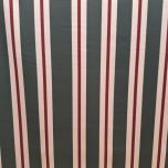 FALSA SEDA GRIS RAYAS ROSAS