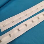 TROZO TIRA CORCHETERA NYLON BLANCO 60cm