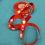 CINTA FANTASIA NAVIDAD ROJA