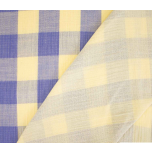KATIA DOBLE GASA VICHY MORADO Y AMARILLO