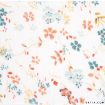 TROZO MUSELINA FLORES KATIA 80cm