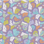 VOILE FLORES VIOLETAS