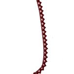 PUNTILLA ALGODON BURDEOS