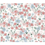 FLORES TIPO LIBERTY AZUL Y ROSA