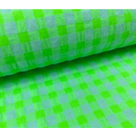 SEERSUCKER VERDE FLUOR CUADRO GRANDE