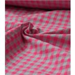 SEERSUCKER FUCSIA FLUOR CUADRO GRANDE