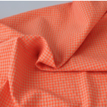SEERSUCKER NARANJA FLUOR CUADRO PEQUEÑO
