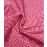 SEERSUCKER ROJO CUADRO PEQUEÑO