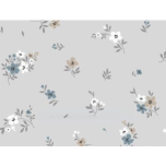 MUSELINA FLORES FONDO GRIS