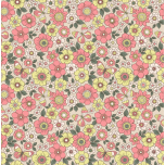 LIBERTY AMARILLO Y SALMON CON MARIPOSAS