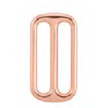 HEBILLA CORREDERA COBRE ROSA 30MM