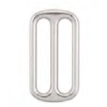 HEBILLA CORREDERA PLATA 25 MM