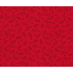 NAVIDAD RAMITAS FONDO ROJO