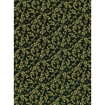 NAVIDAD FONDO VERDE RAMAS DORADAS