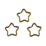 ANILLA LLAVERO ESTRELLA BRONCE 34MM