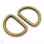 ANILLA MEDIA LUNA 30MM BRONCE