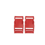 CIERRE MOCHILA CON REGULADOR 30MM ROJO