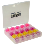 CAJA 25 CANILLAS COLORES