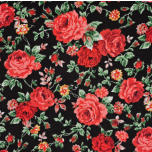 ROSAS ROJAS FONDO NEGRO