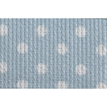 PIQUE TOPOS FONDO CELESTE