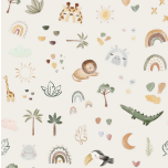 ANIMALES SELVA Y ARCOIRIS