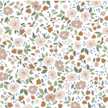 PEQUEÑAS FLORES ROSAS Y CALDERA