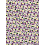 FLORES MORADAS Y AMARILLAS