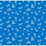 FLOR CELESTE FONDO AZUL
