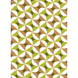 VISCOSA GEOMETRICO VERDE Y MARRON