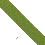 CINTA RIGIDA ALGODON VERDE OLIVA 30mm