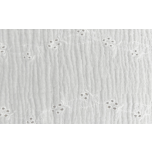 MUSELINA PERFORADA BLANCA