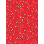 NAVIDAD ESTRELLA DORADA FONDO ROJO