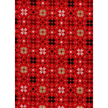 NAVIDAD GEOMETRICO FONDO ROJO