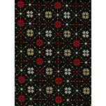 NAVIDAD GEOMETRICO FONDO VERDE