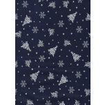MOTIVOS NAVIDAD PLATA FONDO AZUL