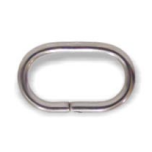 HEBILLA OVALADA 30MM NIQUEL