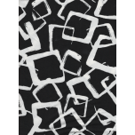 PUNTO VISCOSA NEGRO CUADROS BLANCO