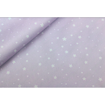 TROZO FIELTRO LILA ESTRELLAS BLANCAS 50cm
