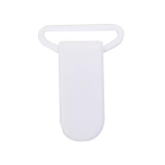 PINZA CHUPETERO PLASTICO BLANCO