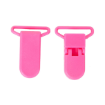 PINZA CHUPETERO PLASTICO FUCSIA