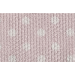 PIQUE ROSA TOPO BLANCO