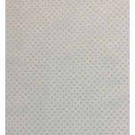 PIQUE TOPO GRANDE CELESTE FONDO BLANCO