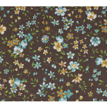 VIELLA FLORES FONDO MARRON