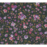 VIELLA FLORES FONDO VERDE OSCURO