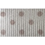 PIQUE TOPOS ROSA PALO FONDO BLANCO