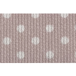 PIQUE TOPOS FONDO ROSA PALO