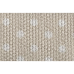 PIQUE TOPOS FONDO BEIGE