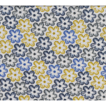 VIELLA FLORES AMARILLAS Y AZULES