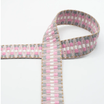 CINTA MOCHILA REVERSIBLE ZIGZAG ROSA Y GRIS